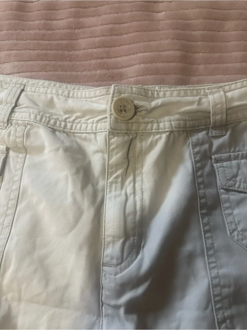 Cherokee cream cotton shorts
